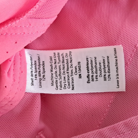 Vineyard Vines Womens 14.5" Hot Pink Athletic/Golf/Tennis/Pickle Light Skort S-M - Picture 7 of 7